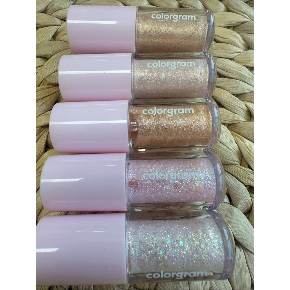 NIB Colorgram Milk Bling Shadow - Rose Gold & Iridescent Set (K-Beauty) - Picture 6 of 10